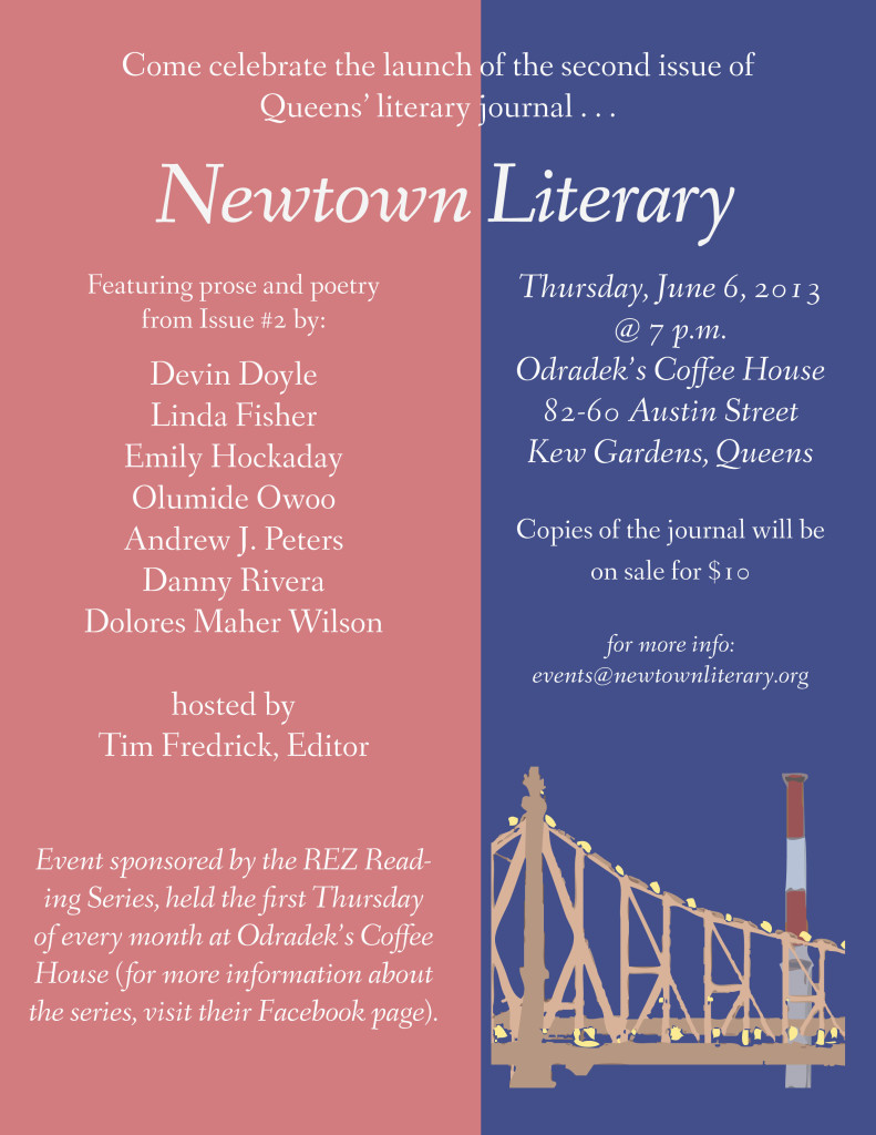 Newtown Literary Issue 2 Launch Event
