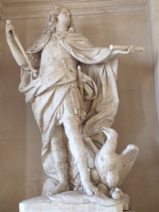 Inside the Chateau de Versailles, I just took a few shots. Here, the flamboyant Louis XIV.