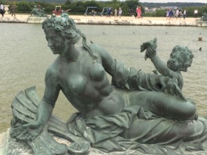 A fountain nymph