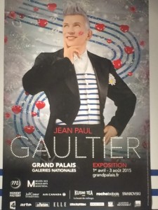 My husband and I attended the Gaultier exhibit at the Grand Palais.