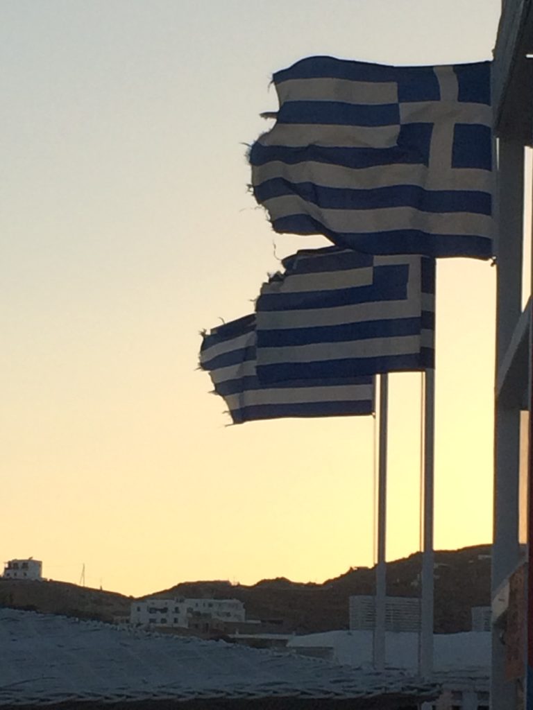 Greek flags