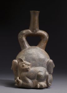 Chavin stirrup-spouted jar