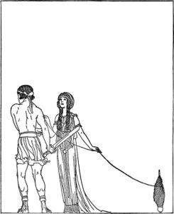 Theseus and Ariadne by William Pogany