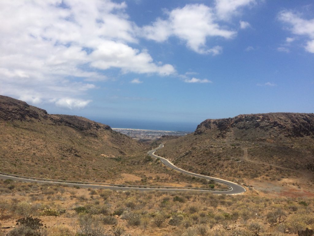 Zig Zag road from Fataga