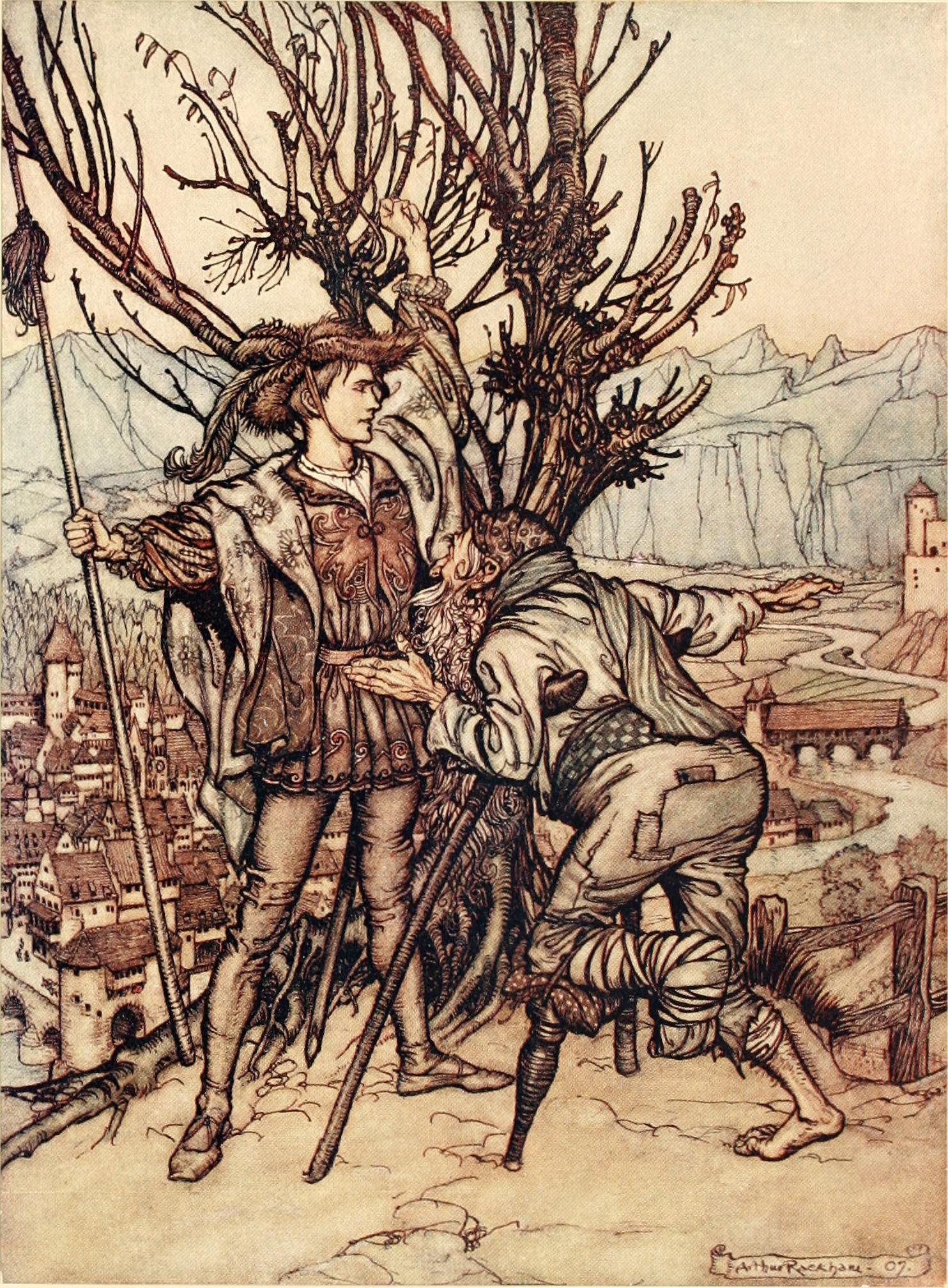 Illustration from The Fairy Tales of the Brothers Grimm